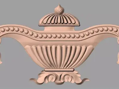 Artcam Aspire 3D relief models STL Files used for CNC E585 3D model