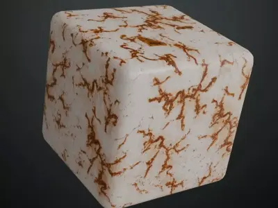 White Rusty Peeling Paint PBR Seamless Texture