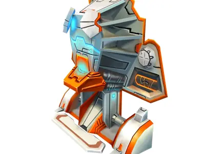 Wall Fortress - Laser Type 31 3D model