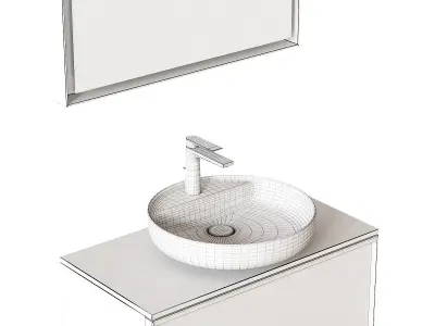 Duravit Vitrium Vanity Unit Set 1 3D model