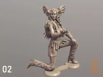 Saint  Exmin  Space Valkyrie - Battle Beyond the Stars 3D print model