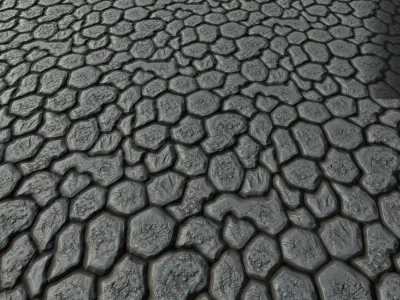 Stone floor - Tileable PBR 1K textures Texture