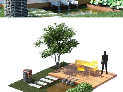 Patio tree 3D model