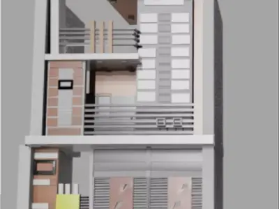 3d home exterior 3D model