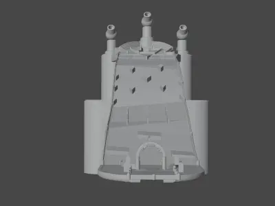 fall guys fall mountain map  Low-poly 3D model