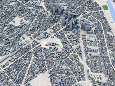 3 Tokyo City Japan  3D model