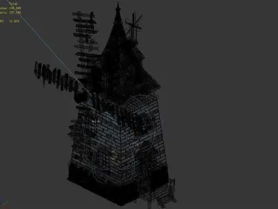 Game Windmill workshop 1002 3D model