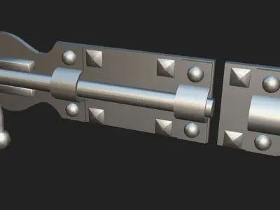 Lock 21 Low-poly 3D model