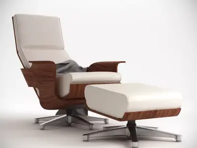 Chaise Cuatro Lounge Chair 3D model