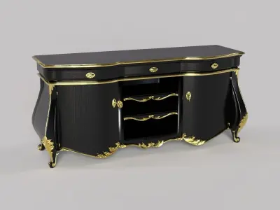 TV stand MODENESE GASTONE 11110 3D model