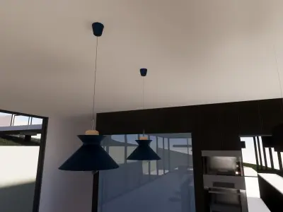 Kitchen Pendant Lighting Bar Lamp Ceiling Light 3D model