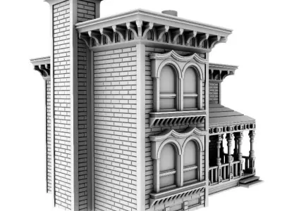 Victorian House model - Anna 3D print model