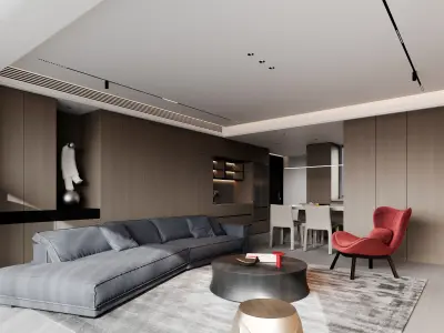 apartment interior scenes   3D model shop