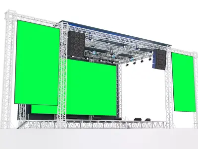 Concert Stage 06 3D model