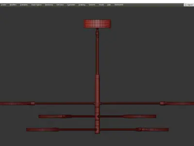 SPECTICA CHANDELIER Low-poly 3D model