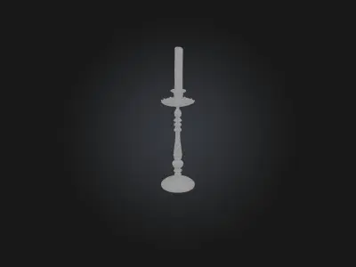Candlestick Low-poly 3D model
