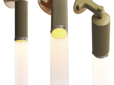 Flume Wall Light 3D model