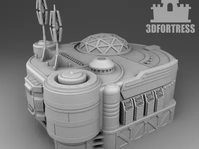 Martian Laboratory 3D print model