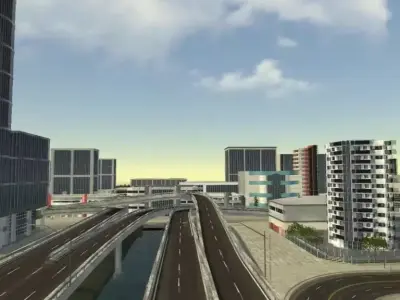 LifeCity Small Version Low-poly 3D model