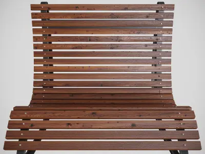 Rocking Bench 3D model