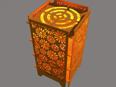 Collister Table Lamp 3D model 3D model