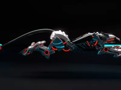 Sci Fi Mechanical Cheetah 3D model
