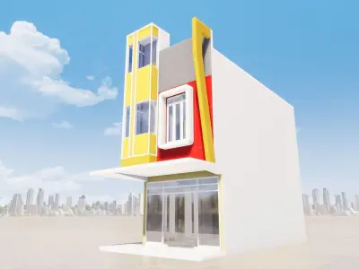Store 5x10 KPI left 3D model