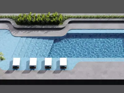 SWIMMING POOL NO116 A 3D model