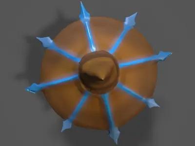 Simple Wizard Hat Free low-poly 3D model