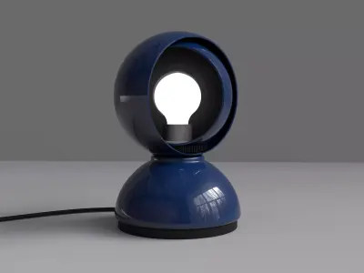 Eclisse lamp Vico Magistretti 1965 Free 3D model