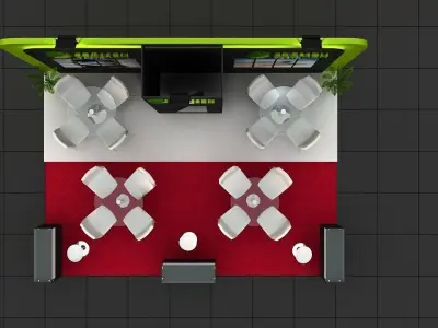 Segmen Exhibition Stand 3D model