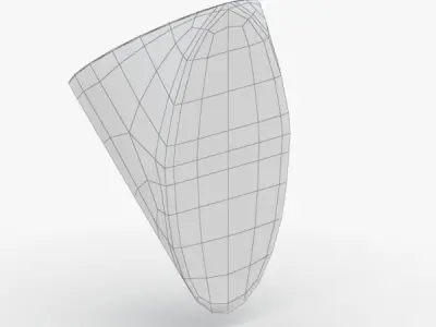1624 - Urinal Low-poly 3D model