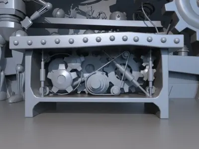 Robot Workshop 3D model