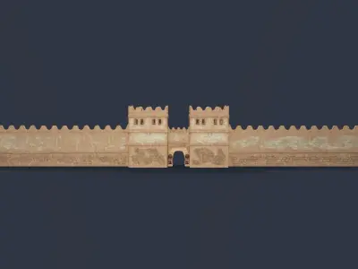 Hittite Fortification 3D model