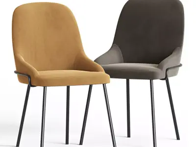 Queen Side Chair Jarrett 3D model