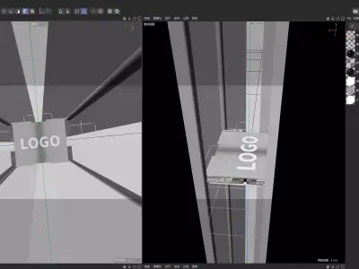 C4D Octane CPU chip core capacitance Scifi Circuit board 3D model