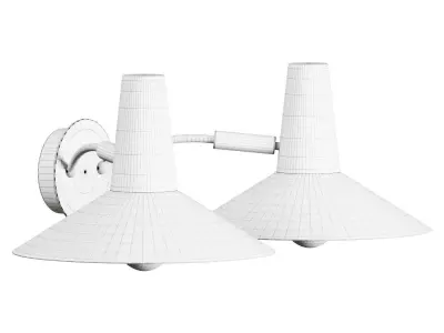 Arne Jacobsen AJ 50 Outdoor Wall Light for Louis Poulsen 3D model