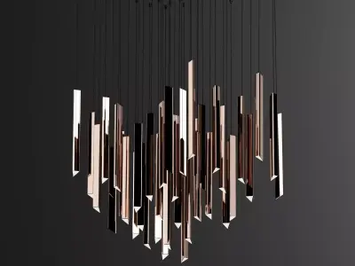 Ceiling light 3D model 93
