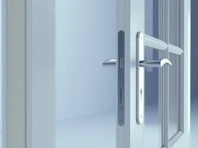 White Door 13 3D model