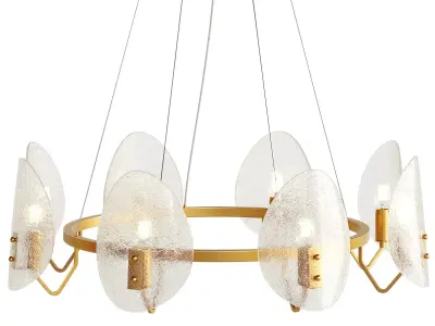 Monroe Art Deco Ceiling Light 3D model