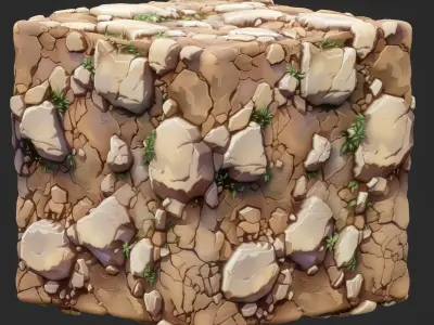 Stylized Ground Seamless Texture Texture