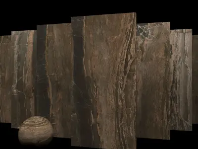 Marble Set Museum Opera Brown 80x160 Set 2 Texture