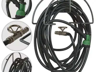 hose set spray 02 3D model