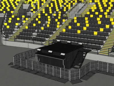 BILLIE EILISH HIT ME HARD AND SOFT TOUR STAGE DESIGN 3D model