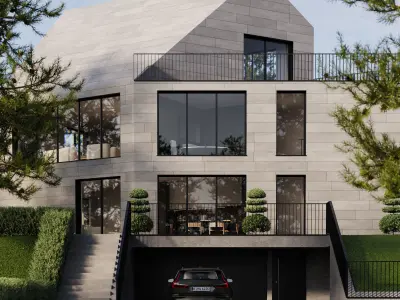 Modern villa - DAY VIEW 3D model