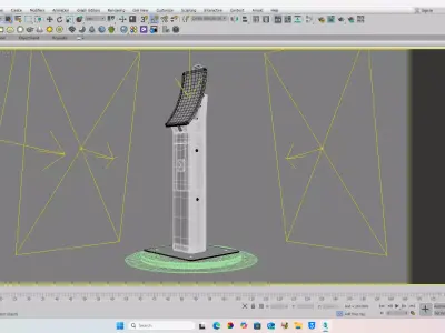 AUTOMATIC PAY STATIONS Low-poly 3D model