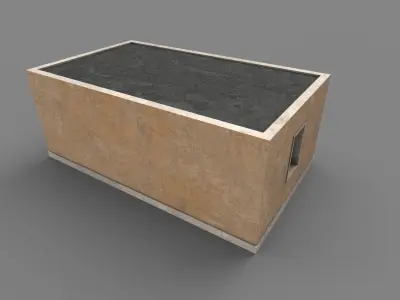 Favela Building 01 Low-poly 3D model