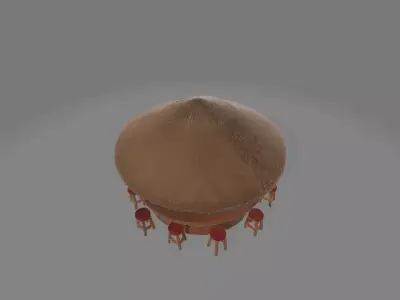 Tiki bar 3D print model