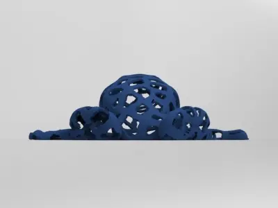Voronoi Frog 3D print model
