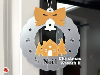 Christmas Wreath II 3D print model